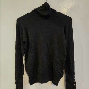 Zara Black Turtleneck Sweater